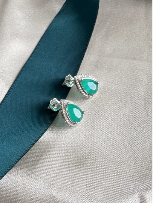 Diamond-Studded Stud Earrings For Women/Girls
