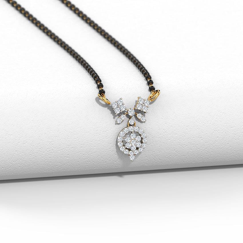 GUJJU JEWELLERS HIGH QUALITY BRASS SHORT BEADS CHAIN MANGALSUTRA FOR WOMENS