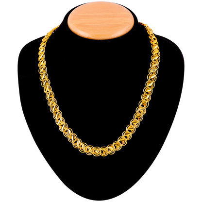 Gujju Stylish Gold Plated Chain For Boys And Men's