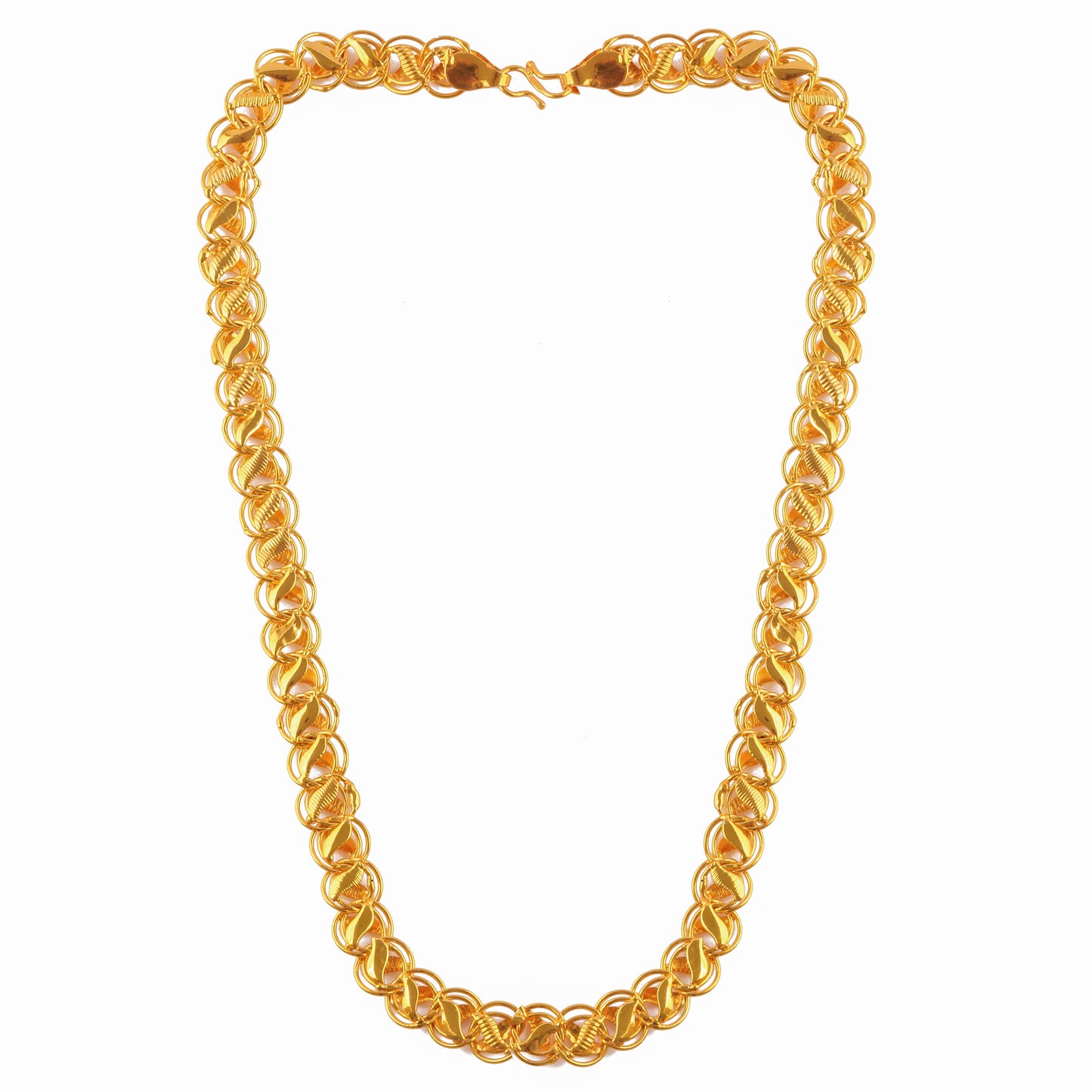 Gujju Stylish Gold Plated Chain For Boys And Men's