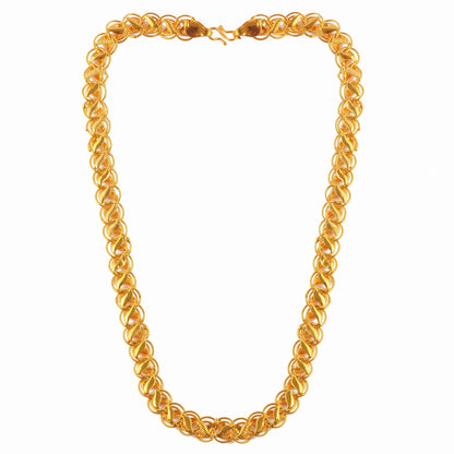 Gujju Stylish Gold Plated Chain For Boys And Men's