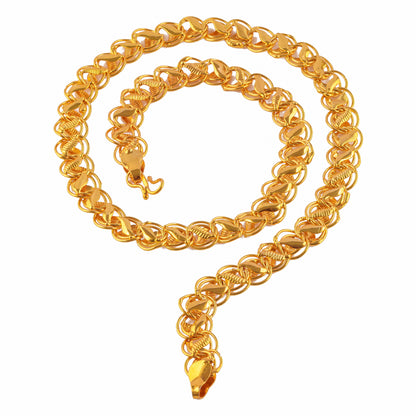 Gujju Stylish Gold Plated Chain For Boys And Men's