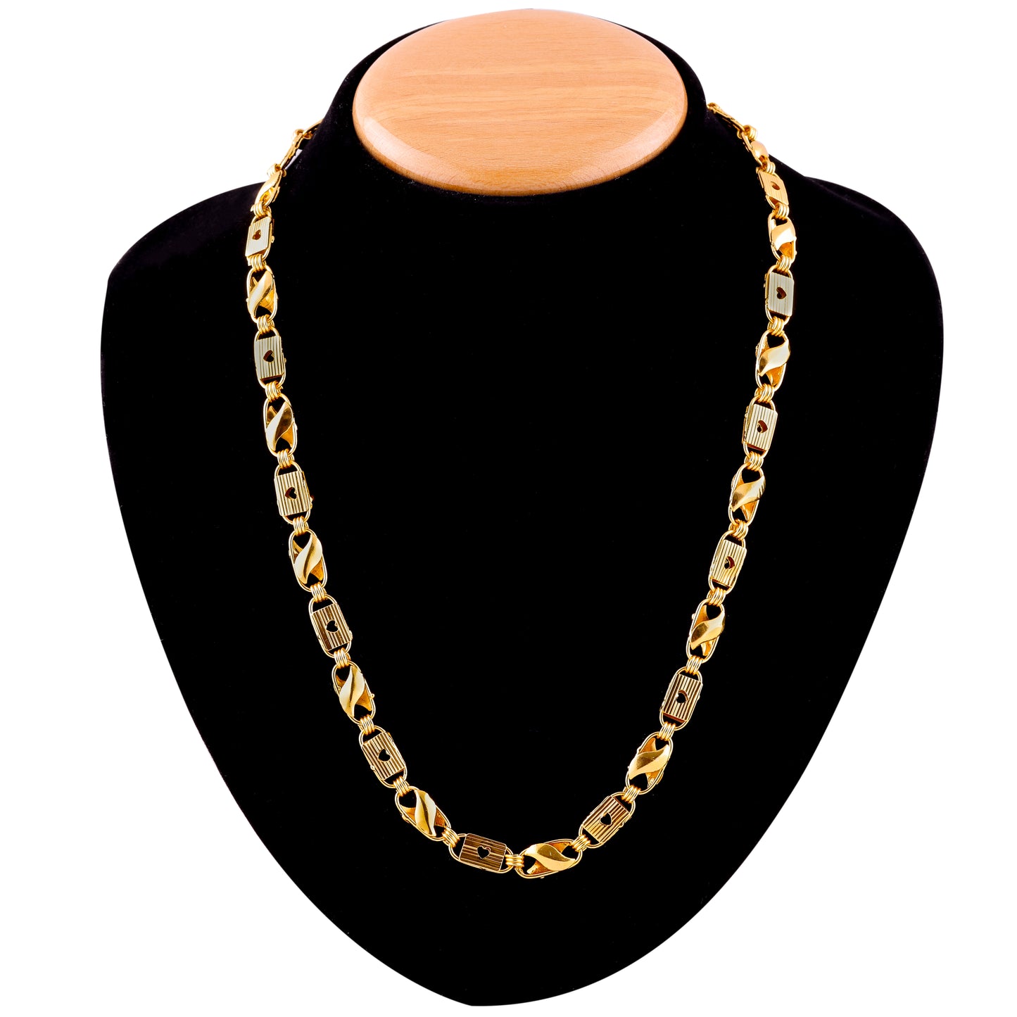 Gujju Stylish Gold Plated Neck Chain For Boys And Men's