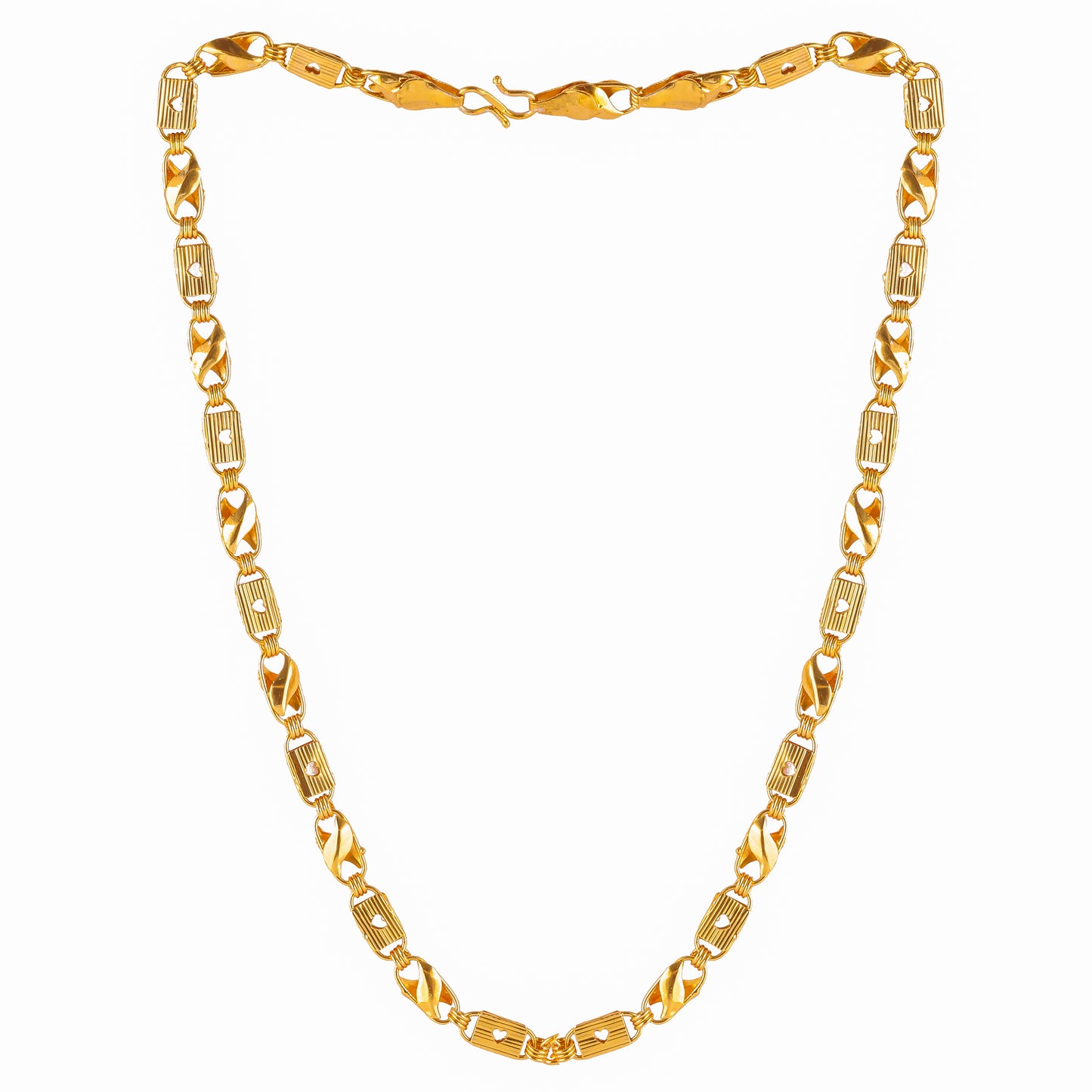 Gujju Stylish Gold Plated Neck Chain For Boys And Men's