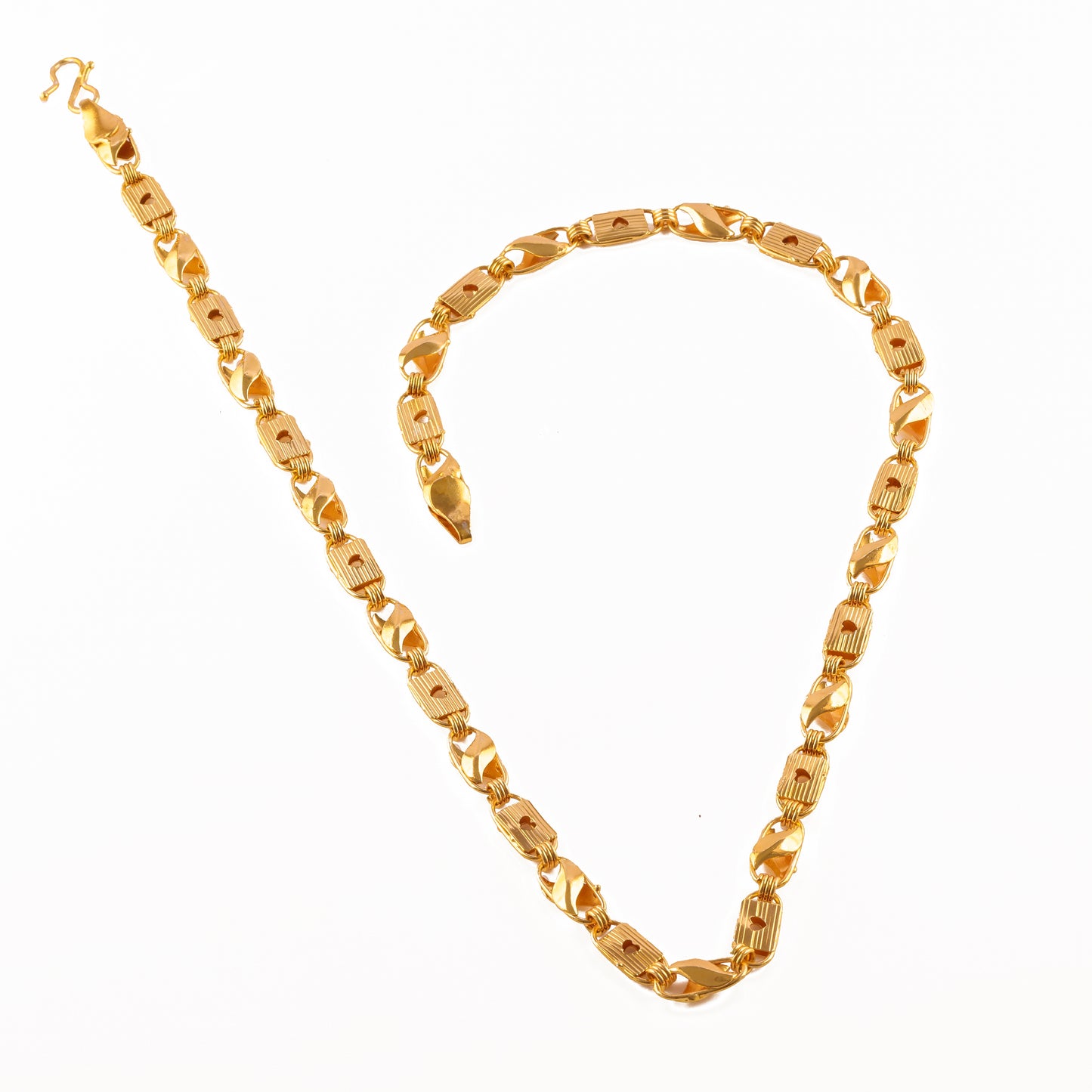 Gujju Stylish Gold Plated Neck Chain For Boys And Men's