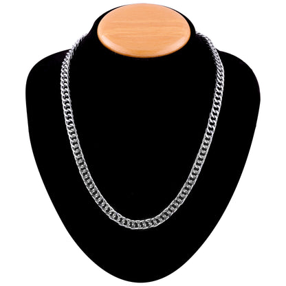 Gujju Beads Silver Plated Alloy Chain Special For Boys And Man