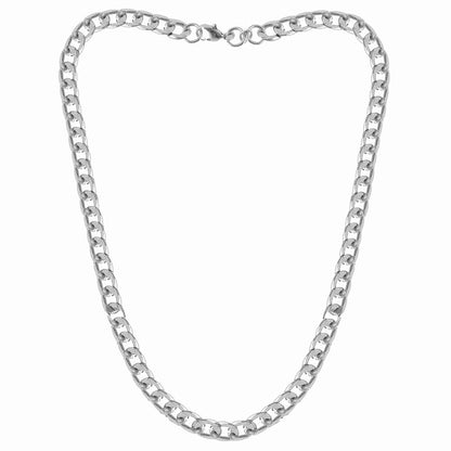 Gujju Beads Silver Plated Alloy Chain Special For Boys And Man