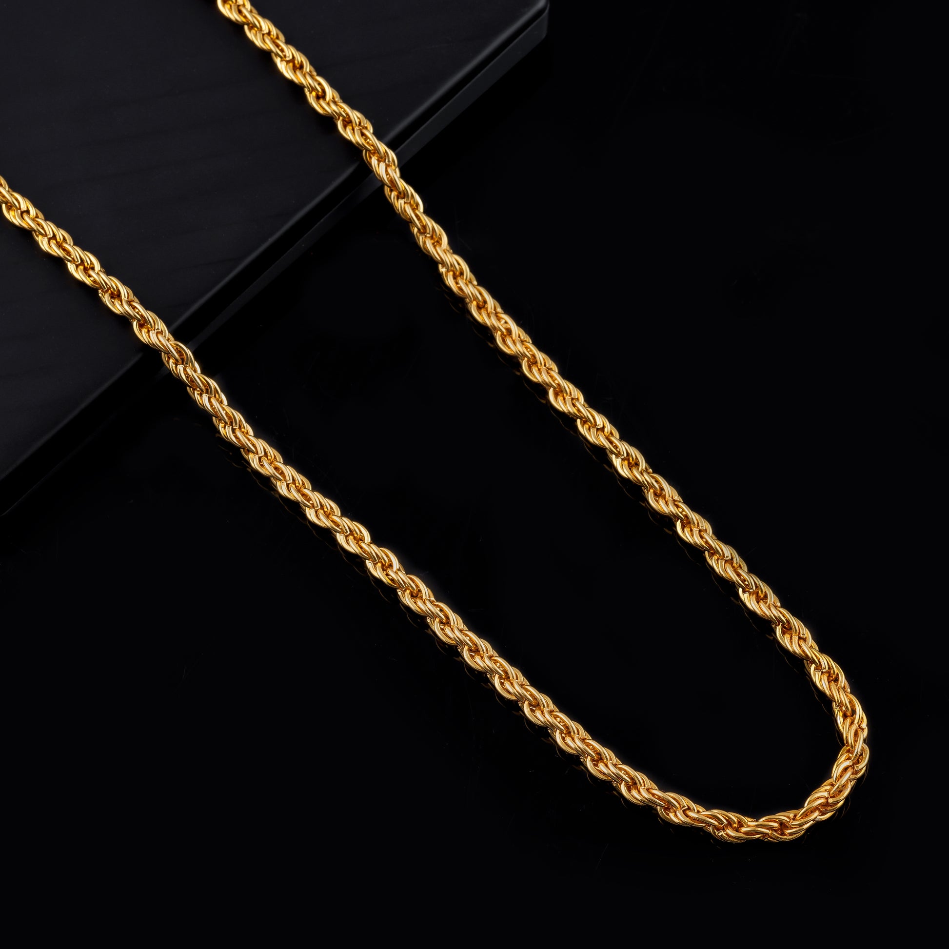 Gujju Stylish Gold Plated Neck Chain For Boys And Men's