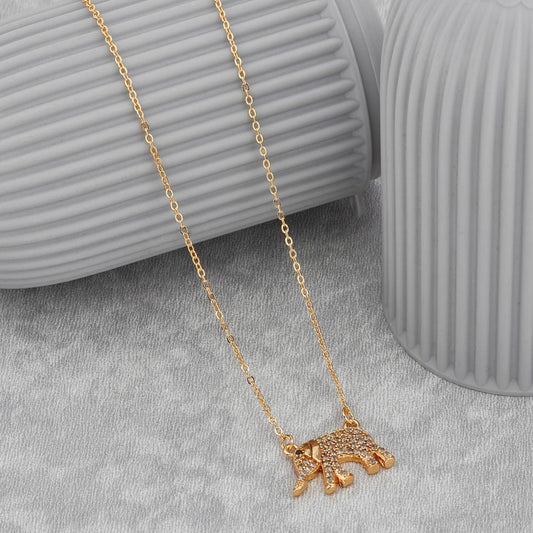 Gujju Latest Necklace Chain Special For Girls Beads Gold-Plated Plated Alloy Chain