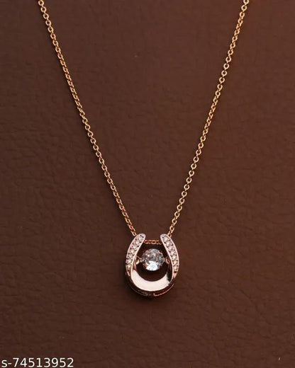 Gujju Latest Necklace Chain Special For Girls Beads Gold-Plated Plated Alloy Chain