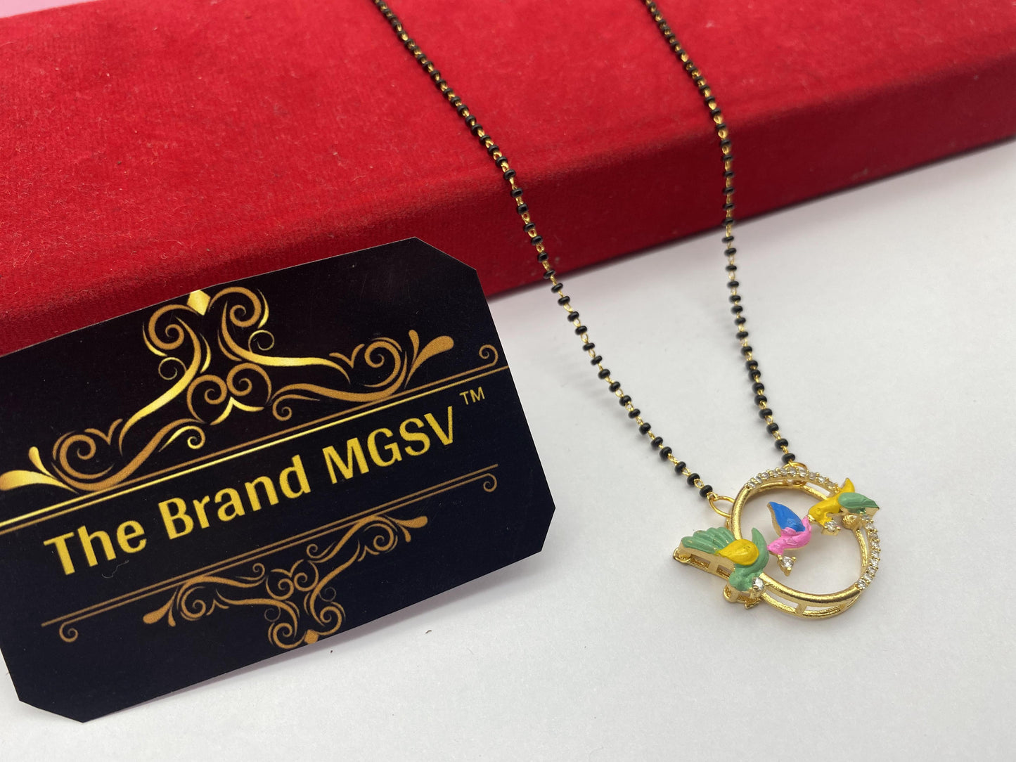 Gujju Traditional Jewllery Gold Plated 30 Inch Long And 18 Inch Short Mangalsutra Alloy Mangalsutra