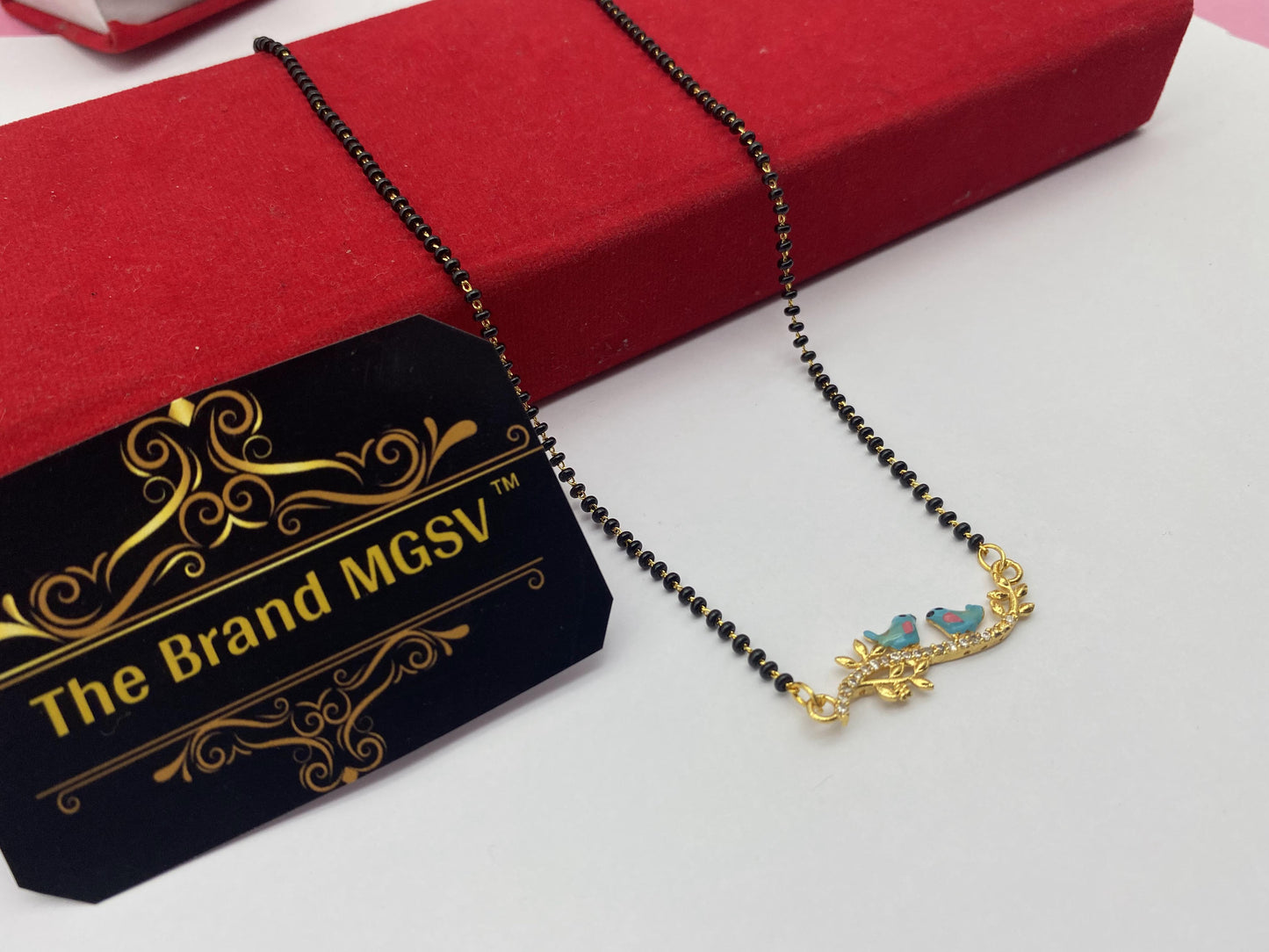 Gujju Traditional Jewllery Gold Plated 30 Inch Long And 18 Inch Short Mangalsutra Alloy Mangalsutra