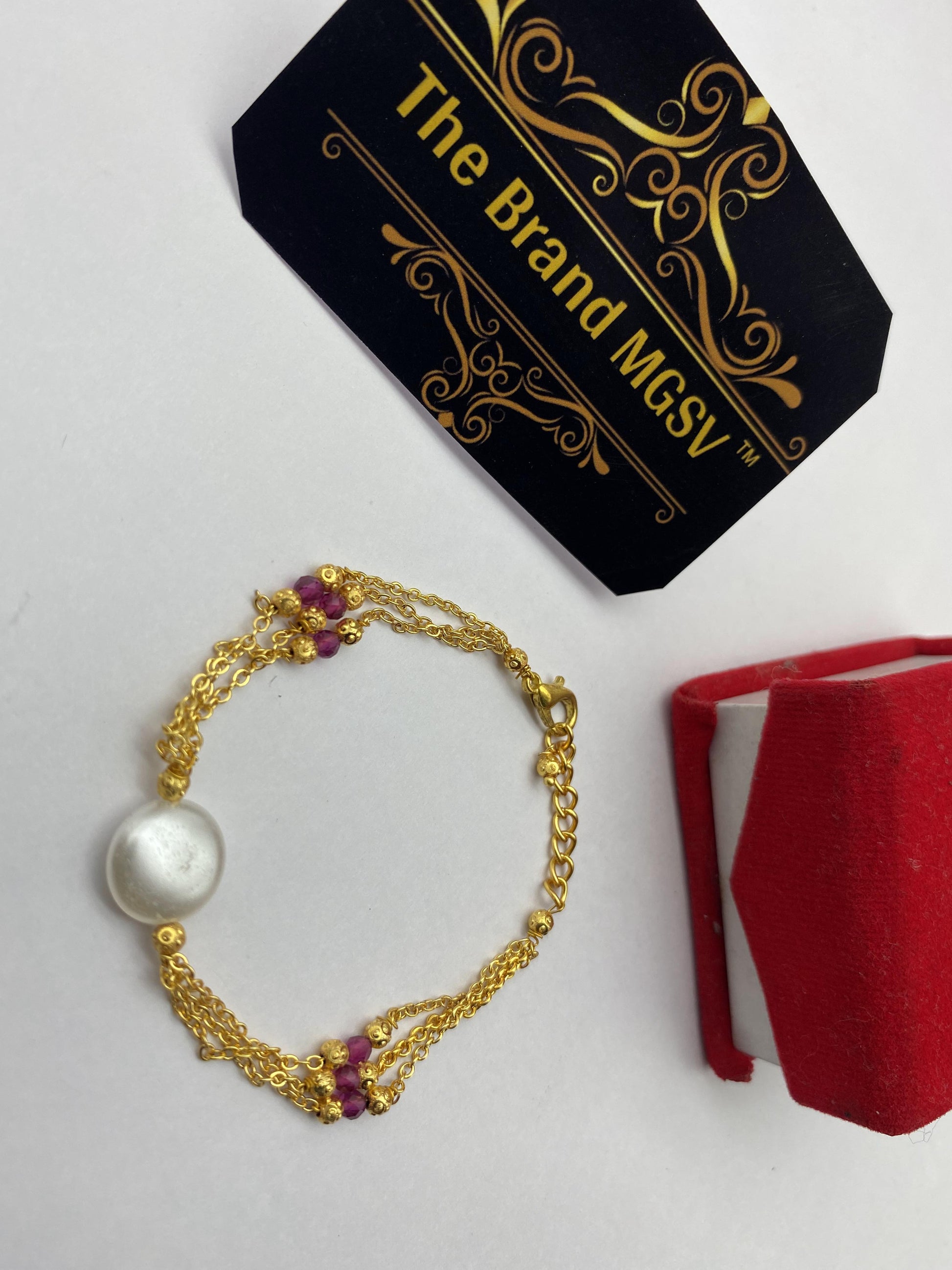 Gujju Alloy Gold-Plated Bracelet
