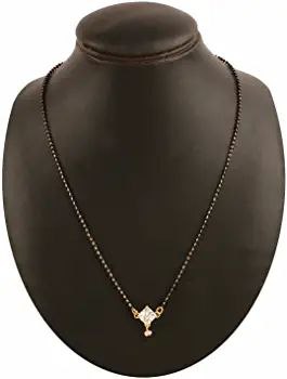 Gujju Traditional Jewllery Gold Plated 30 Inch Long And 18 Inch Short Mangalsutra Alloy Mangalsutra
