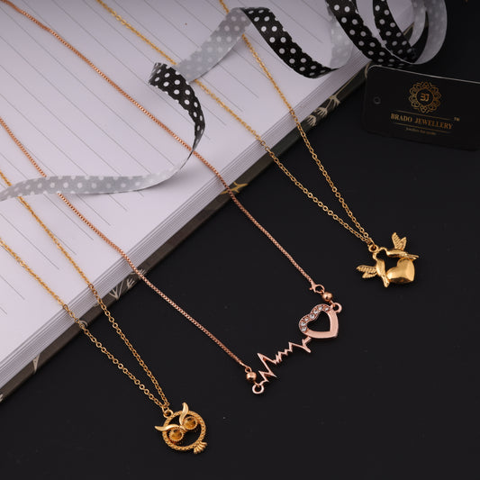 Gujju Latest Design Of Pendant Chain Special For Girls