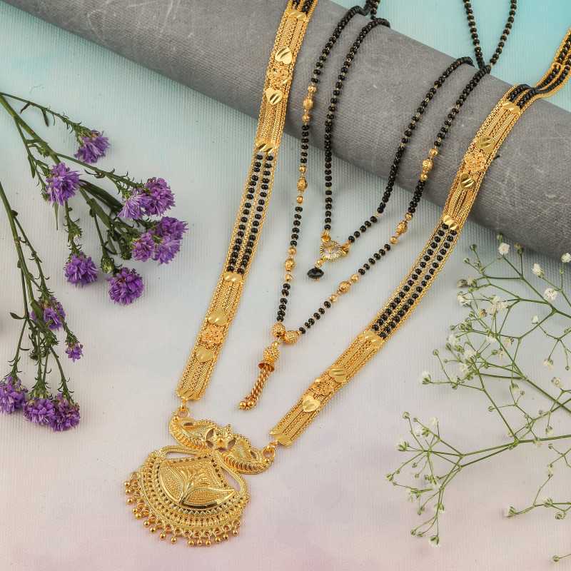 Daily Wear Mangalsutra/Tanmaniya/Nallapusalu/Mangalsutra For Women Brass Mangalsutra