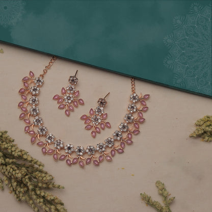 Gujju Latest Necklace Set With Earrings For Girls And Women