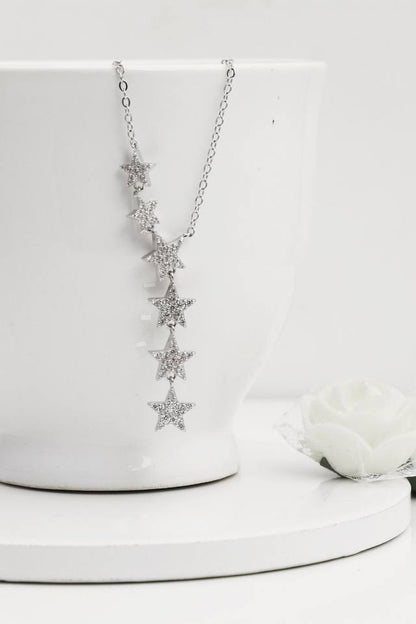 6 Star Pendant Chain Jewellery For Woman And Girls