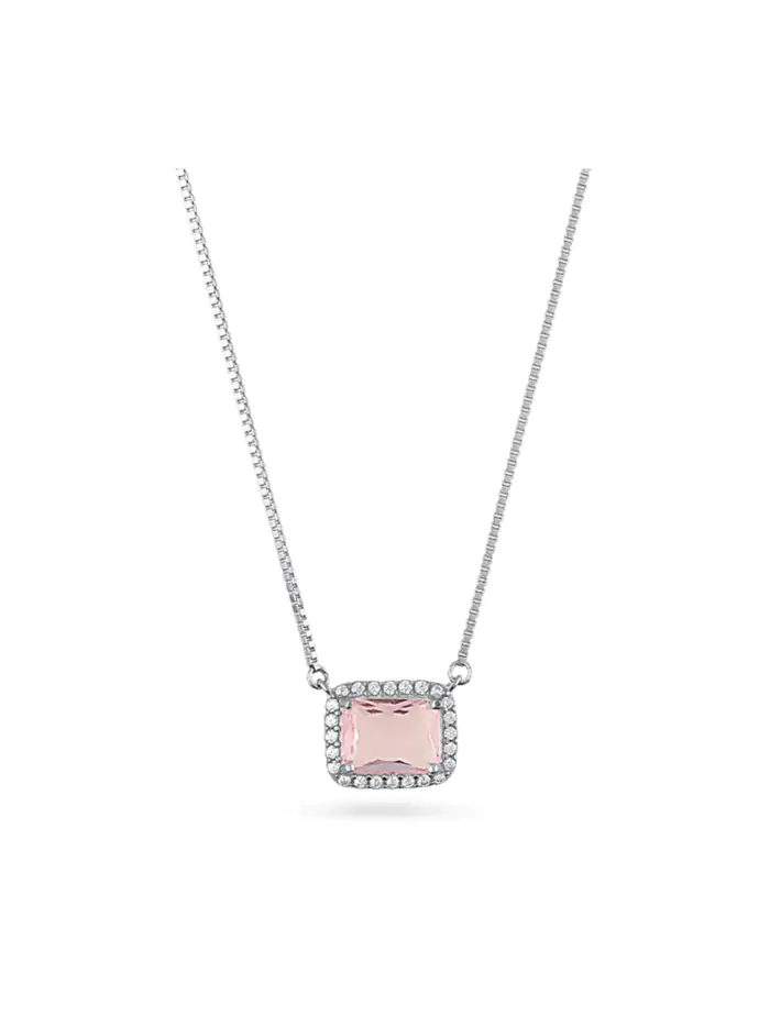 Alloy Fancy Silver Pendant With Chain For Womens