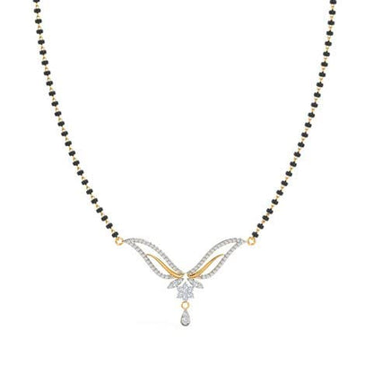 Butterfly beuatiful ethnic/western mangalsutra Indian Jewelry Ethnic Beutiful Indian set
