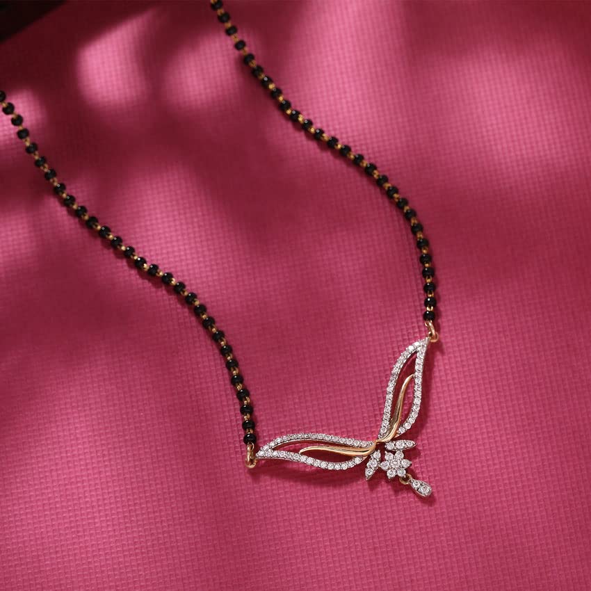 Butterfly beuatiful ethnic/western mangalsutra Indian Jewelry Ethnic Beutiful Indian set
