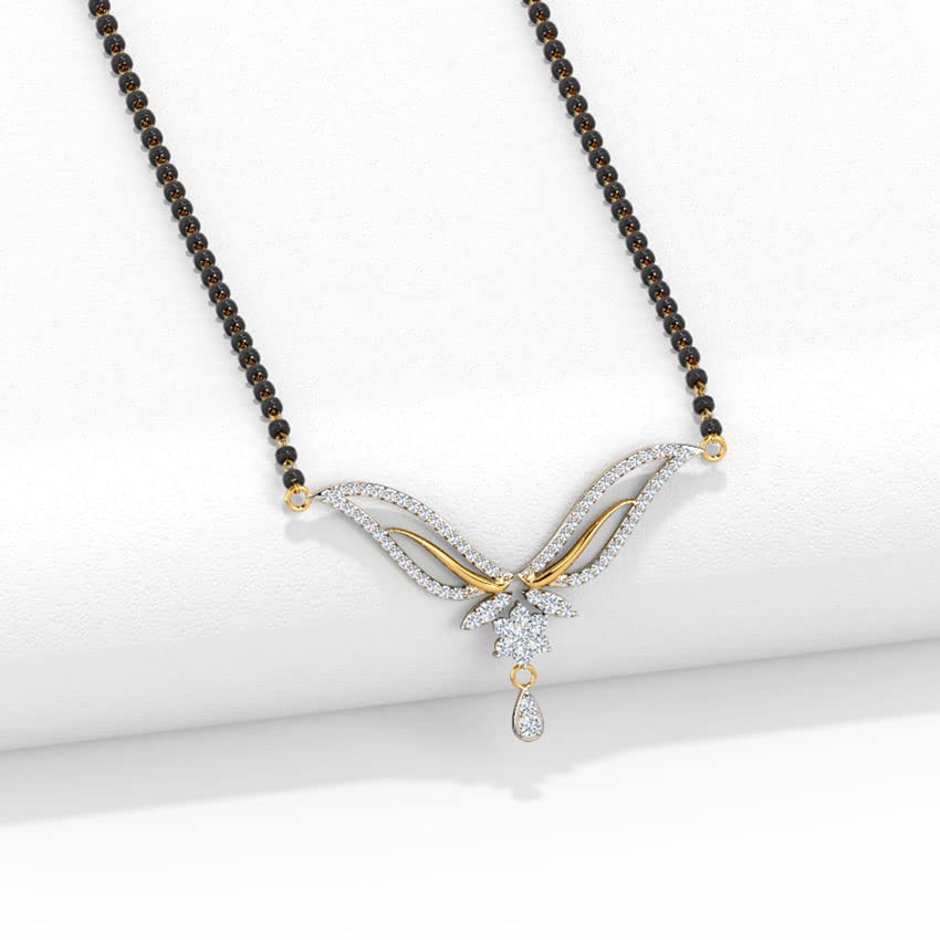 Butterfly beuatiful ethnic/western mangalsutra Indian Jewelry Ethnic Beutiful Indian set