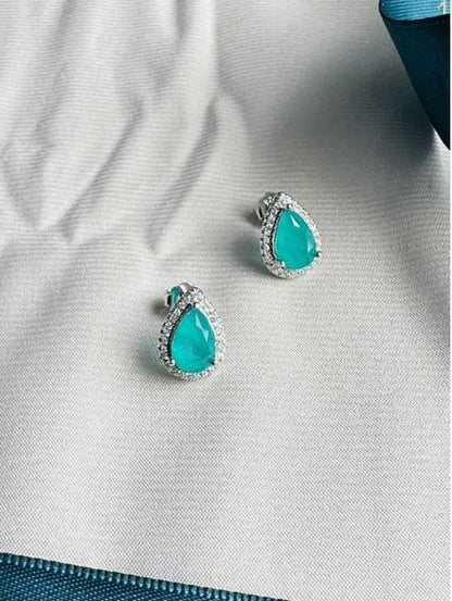 Diamond-Studded Stud Earrings For Women/Girls