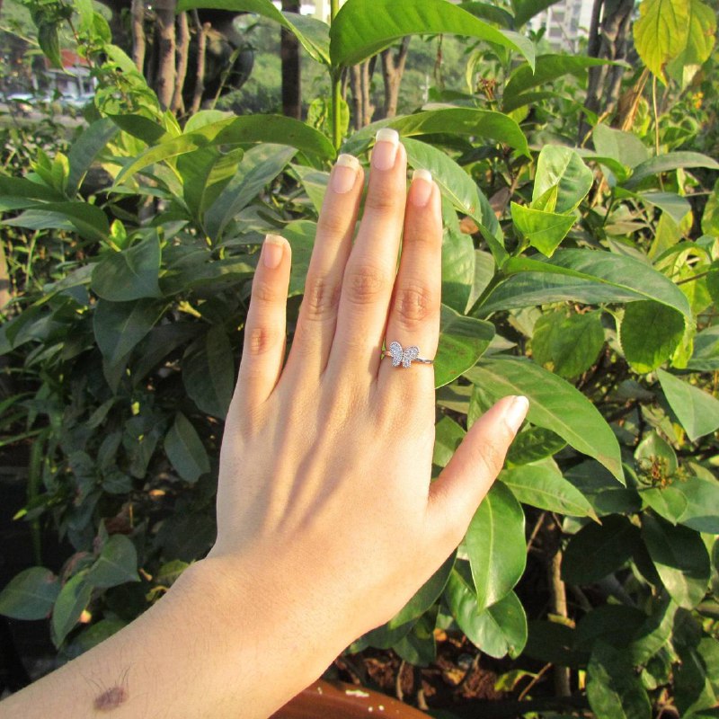 Eternal Butterfly Adjustable Ring For Women & Girls
