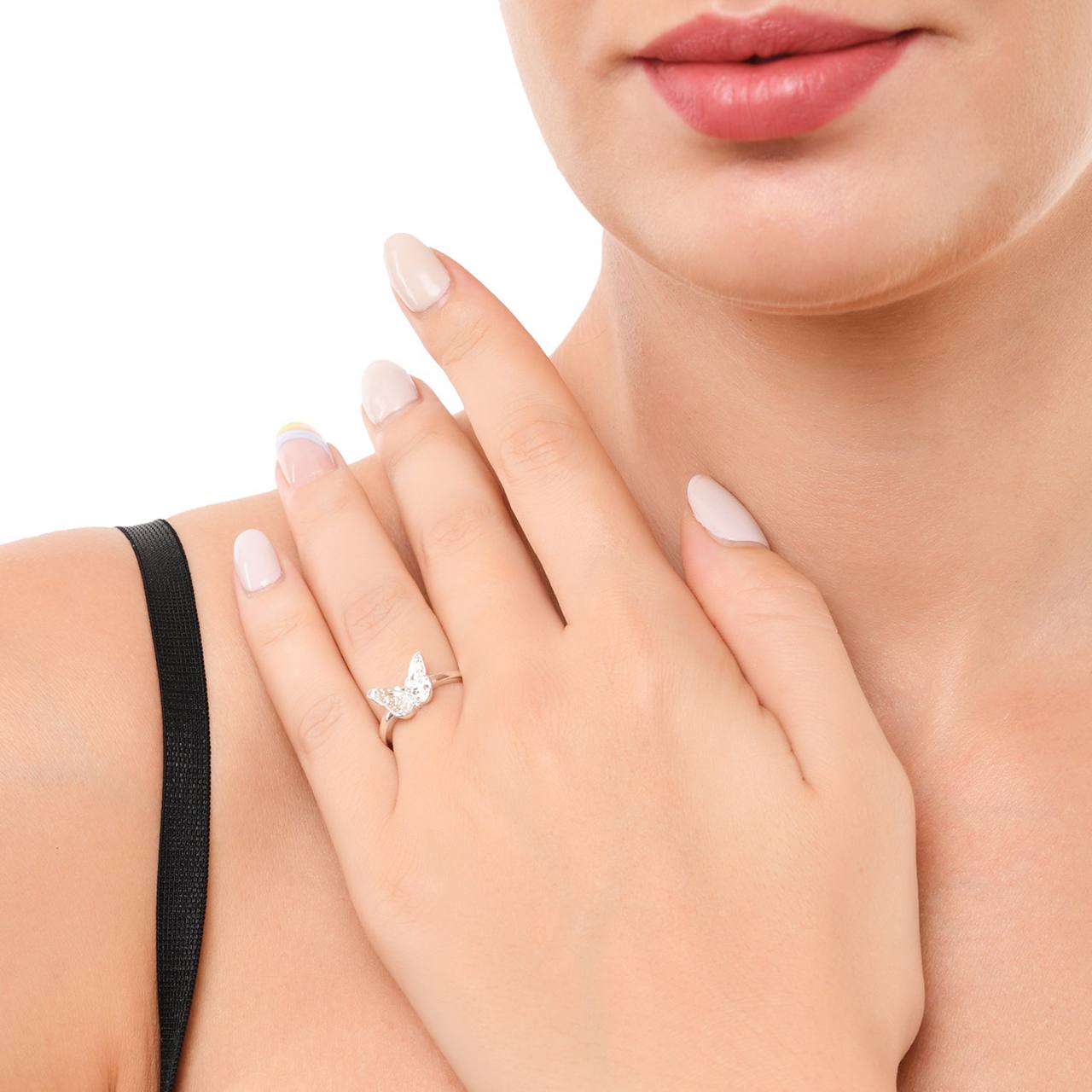 Eternal Butterfly Adjustable Ring For Women & Girls