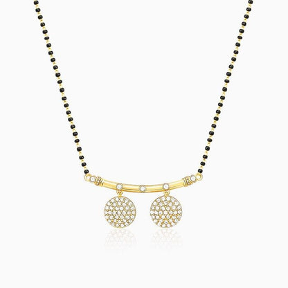 Silver Gold-Plated Double Kali Mangalsutra