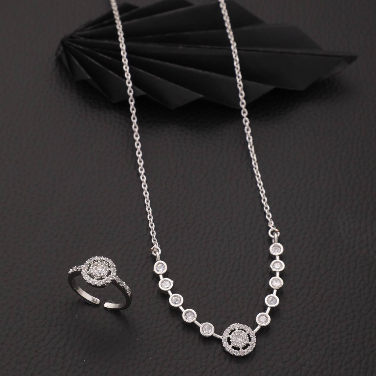 Rakhi special gift for sister -  Pendant Chain With Ring Special For Women