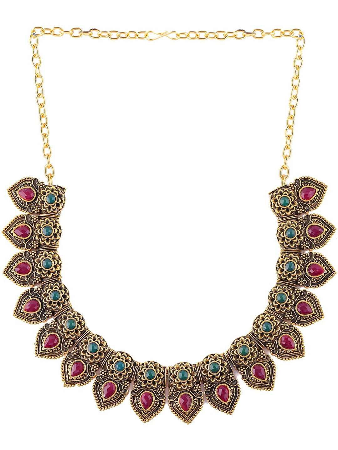 Alloy Golden Designer Necklaces Set