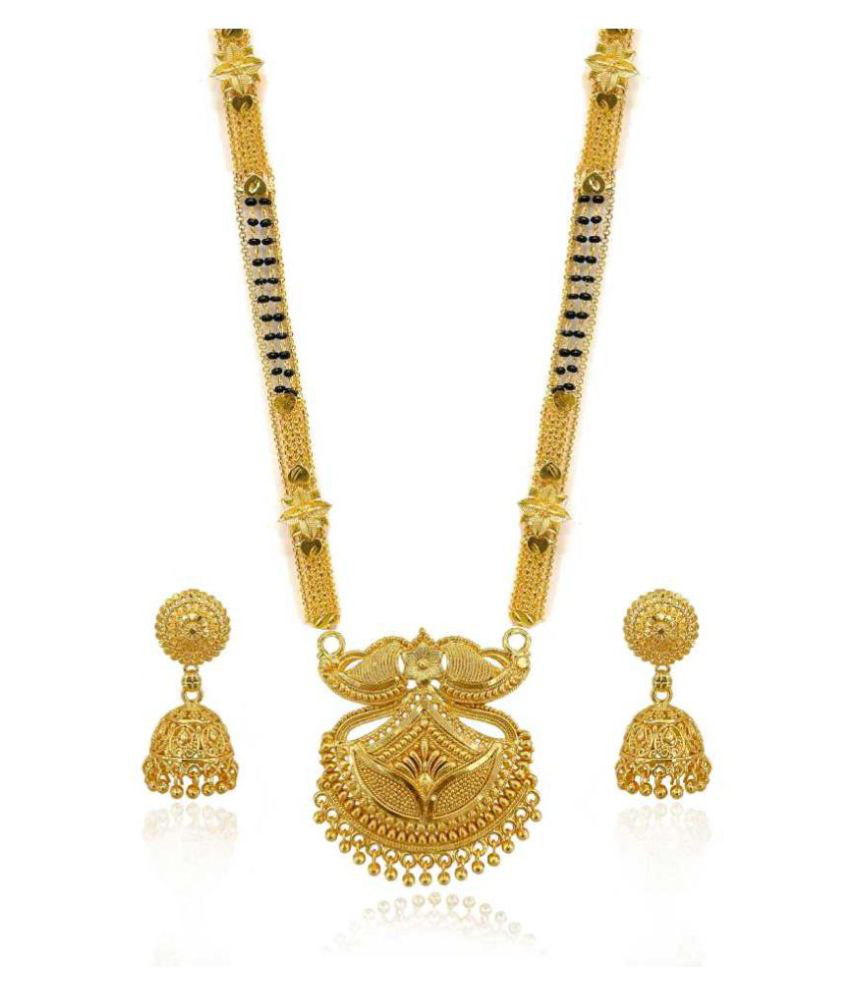 Alloy Gold-Plated Jewel Set  (Gold)