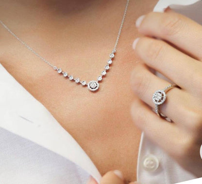 Rakhi special gift for sister -  Pendant Chain With Ring Special For Women