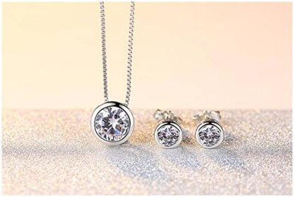 Rakhi special gift for sister -  Silver Plated Pendant Set For Women