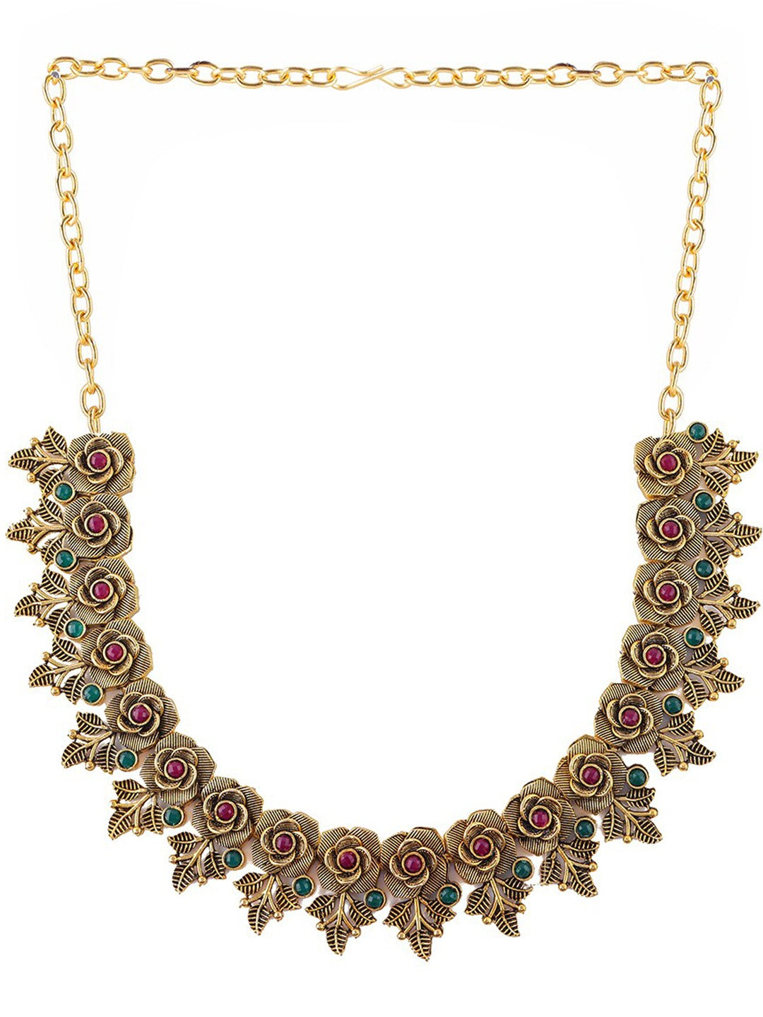Alloy Golden Designer Necklaces Set