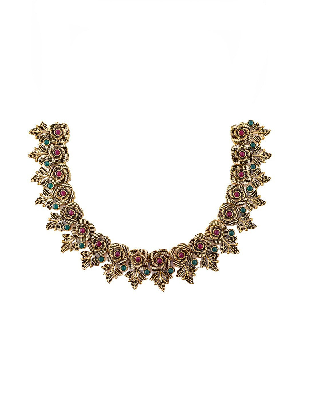Alloy Golden Designer Necklaces Set