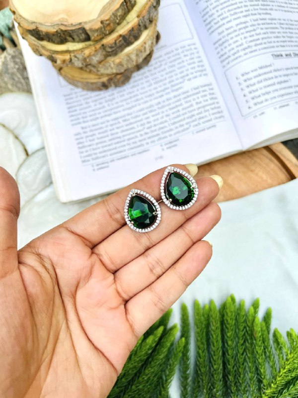 Silver-Plated Drop Earrings For Women/Girls