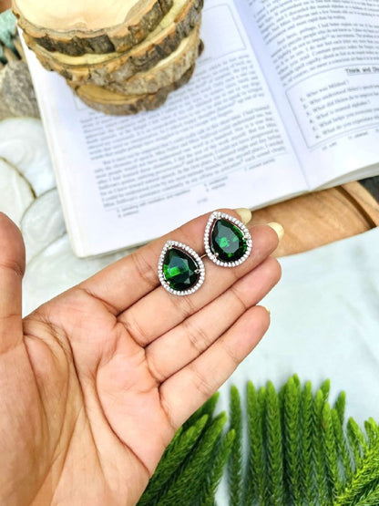 Silver-Plated Drop Earrings For Women/Girls