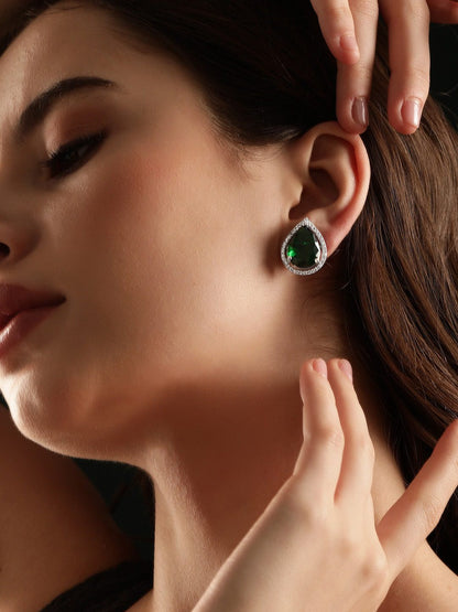 Silver-Plated Drop Earrings For Women/Girls