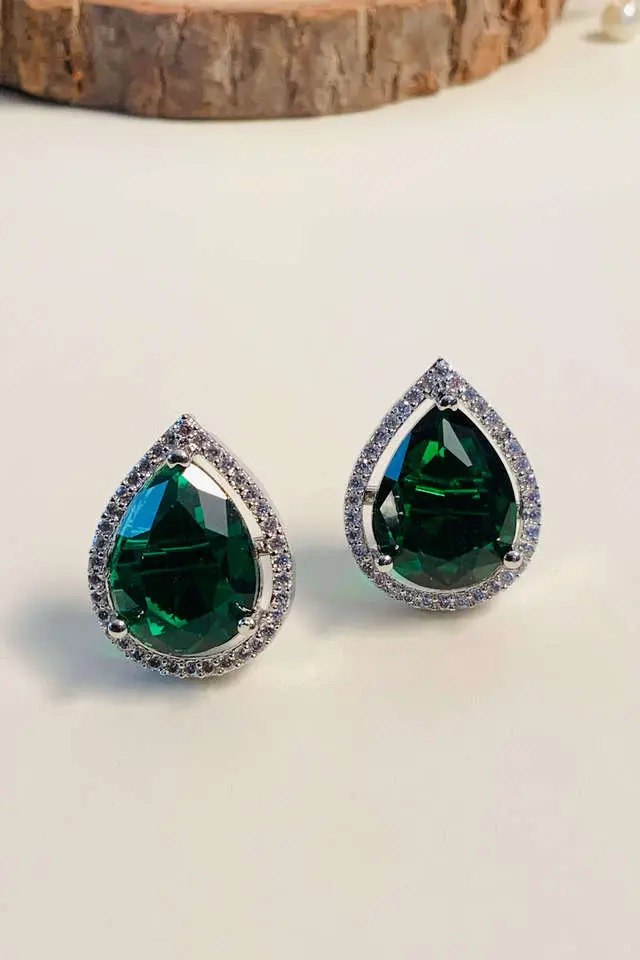 Silver-Plated Drop Earrings For Women/Girls