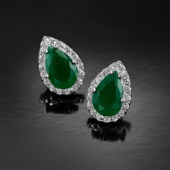 Silver-Plated Drop Earrings For Women/Girls