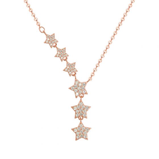 Stylish Rose Gold Plated Pendant Chain For Womens