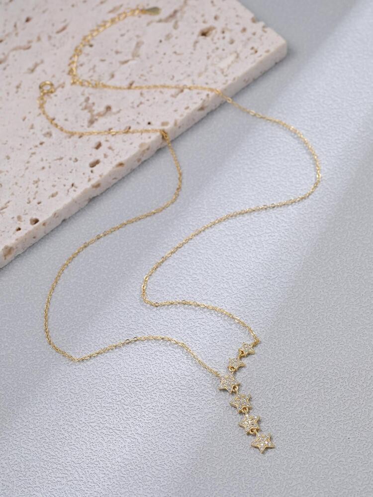 Stylish Rose Gold Plated Pendant Chain For Womens