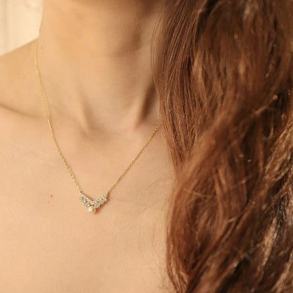 unique Rose Gold Plated Pendant Chain For Womens