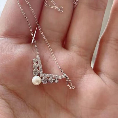 unique Rose Gold Plated Pendant Chain For Womens